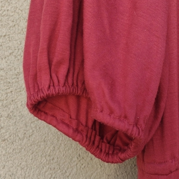 Vintage Jody T of California Burgundy Midi Dress - Picture 8 of 10